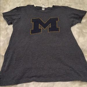 Grey University of Michigan Shirt